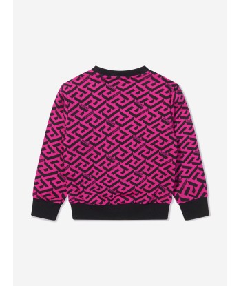 Versace Girls All Over Print Sweatshirt Jusqu'à 80% De Réduction