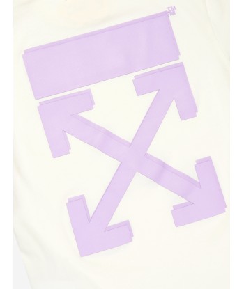 Off-White Girls Rubber Arrow T-Shirt in White livraison et retour toujours gratuits