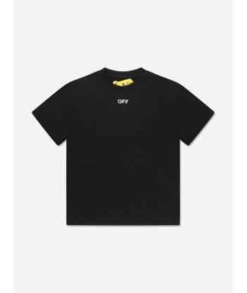 Off-White Girls Off Stamp T-Shirt in Black 2024