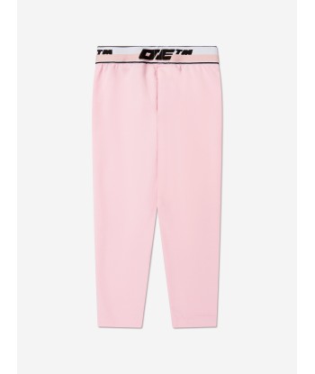 Off-White Girls Logo Band Leggings in Pink destockage