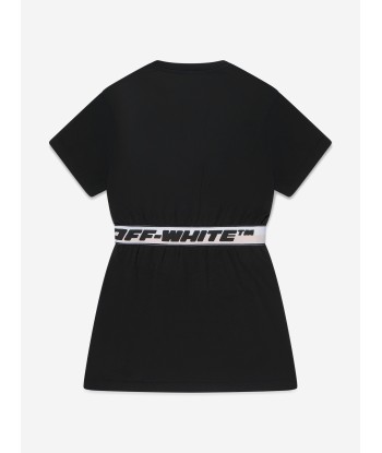 Off-White Girls Logo Band Dress in Black s'inspire de l'anatomie humaine