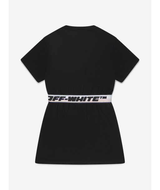 Off-White Girls Logo Band Dress in Black s'inspire de l'anatomie humaine