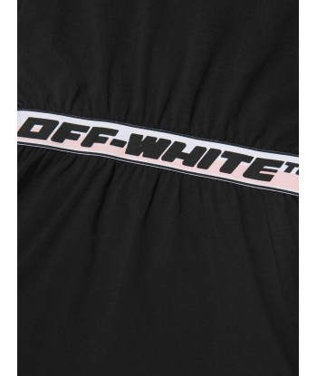 Off-White Girls Logo Band Dress in Black s'inspire de l'anatomie humaine