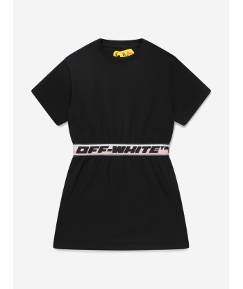 Off-White Girls Logo Band Dress in Black s'inspire de l'anatomie humaine