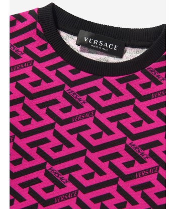 Versace Girls All Over Print Sweatshirt Jusqu'à 80% De Réduction