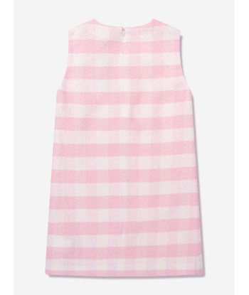 Off-White Girls Off Graffiti Sleeveless Dress in Pink solde