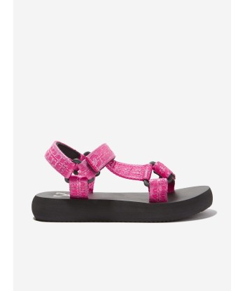 Off-White Girls Industrial Belt Sandals in Pink hantent personnes