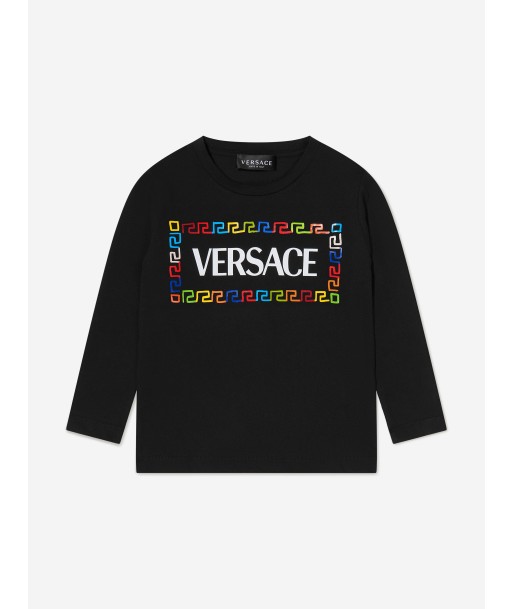 Versace Kids Long Sleeve Logo T-Shirt chez Cornerstreet bien 