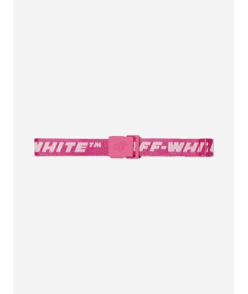 Off-White Girls Industrial Logo Belt in Pink Les magasins à Paris et en Île-de-France