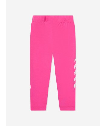 Off-White Baby Girls Helvetica Diag Leggings in Pink 2024