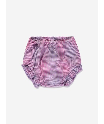 Off-White Baby Girls Off Stamp Dress With Knickers in Lilac en ligne