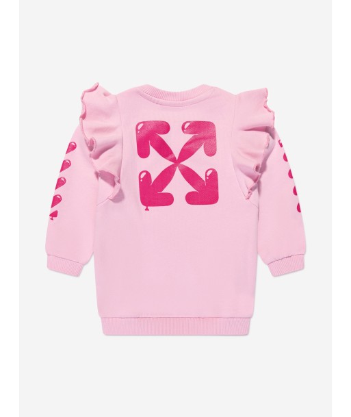 Off-White Baby Girls Balloons Sweater Dress in Pink de technologie