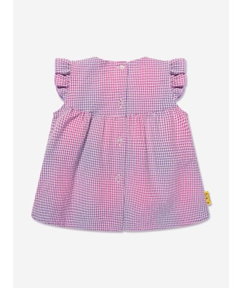 Off-White Baby Girls Off Stamp Dress With Knickers in Lilac en ligne