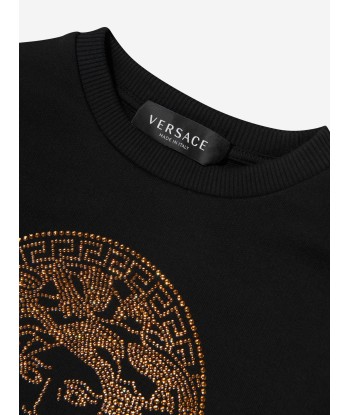 Versace Girls Studded Medusa Sweatshirt pas cher 