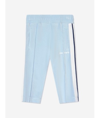 Palm Angels Baby Boys Logo Track Pants in Blue Les magasins à Paris