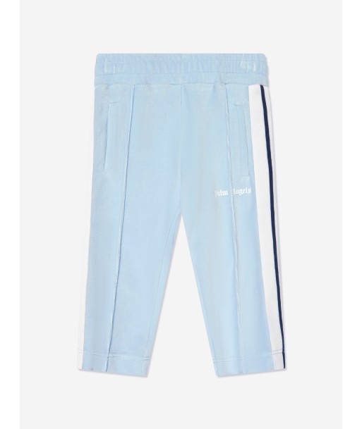 Palm Angels Baby Boys Logo Track Pants in Blue Les magasins à Paris