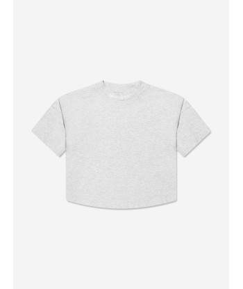 Palm Angels Boys Classic Overlogo T-Shirt in Grey online