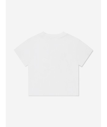 Palm Angels Boys Bear T-Shirt in White paiement sécurisé