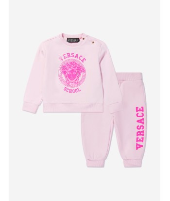 Versace Baby Girls Medusa Tracksuit brillant des détails fins