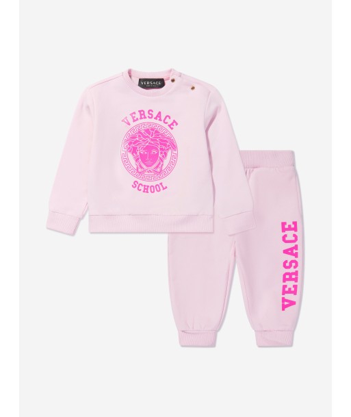 Versace Baby Girls Medusa Tracksuit brillant des détails fins