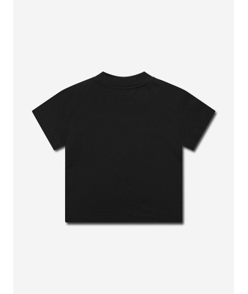 Palm Angels Boys Shark T-Shirt in Black Véritable concentré