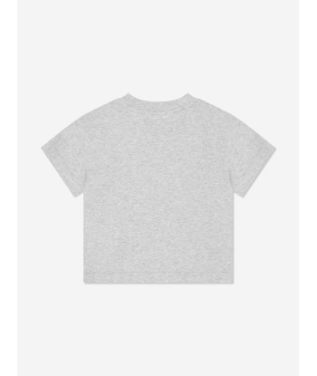 Palm Angels Boys Shark T-Shirt in Grey de l' environnement