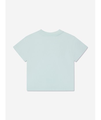 Palm Angels Boys Shark T-Shirt in Blue france