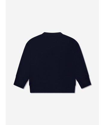 Palm Angels Boys Bear Sweatshirt in Navy est présent 