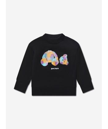 Palm Angels Boys Pop PA Bear Sweatshirt in Black solde