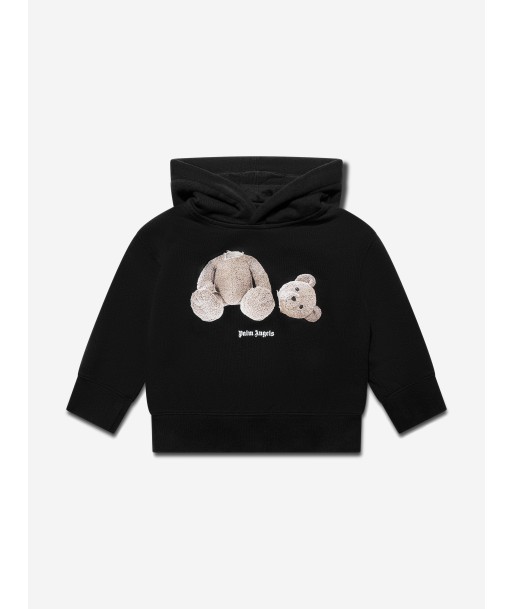 Palm Angels Boys Bear Hoodie in Black destockage