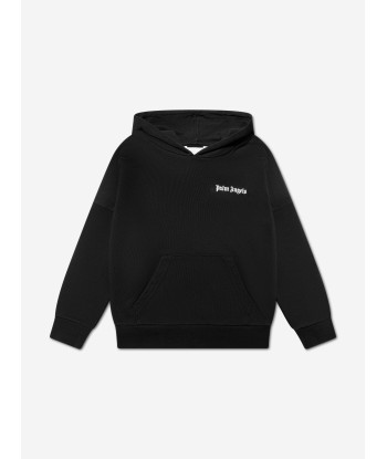 Palm Angels Boys Classic Overlogo Hoodie in Black l'achat 