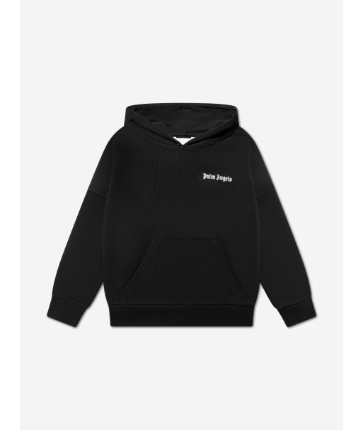 Palm Angels Boys Classic Overlogo Hoodie in Black l'achat 