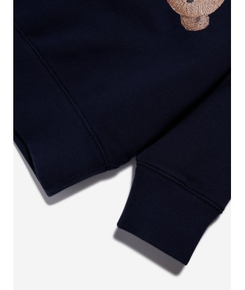 Palm Angels Boys Bear Sweatshirt in Navy est présent 