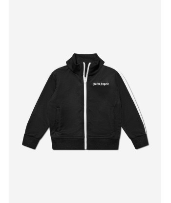 Palm Angels Boys Track Jacket in Black sur le site 