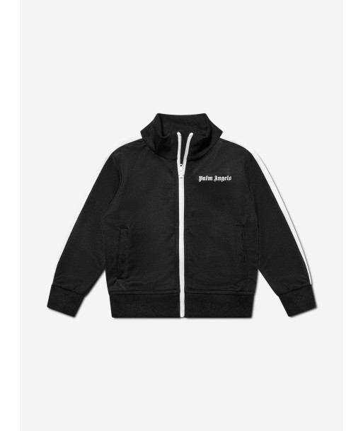 Palm Angels Boys Track Jacket in Black sur le site 