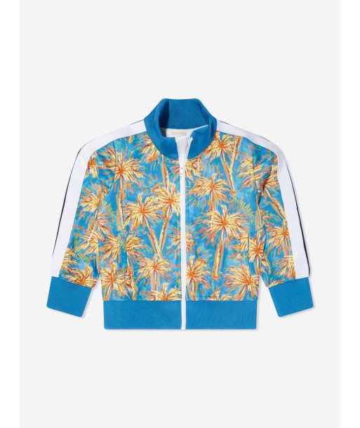 Palm Angels Boys PA Palms Track Jacket in Blue À commander