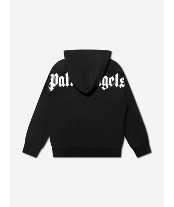 Palm Angels Boys Classic Overlogo Hoodie in Black l'achat 