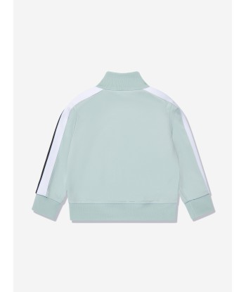 Palm Angels Boys Track Jacket in Blue solde