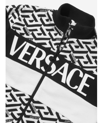 Versace Boys La Greca Logo Zip Up Sweatshirt votre restaurant rapide dans 