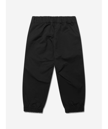 Palm Angels Boys Logo Belt Insert Trousers in Black la livraison gratuite