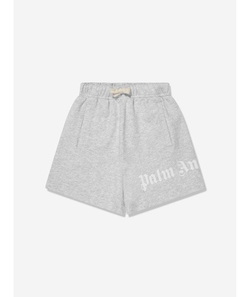 Palm Angels Boys Classic Overlogo Sweat Shorts in Grey online