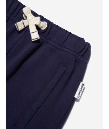 Palm Angels Boys PA Smiley Joggers in Navy la chaussure