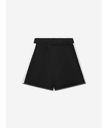 Palm Angels Boys Track Shorts in Black en ligne des produits 