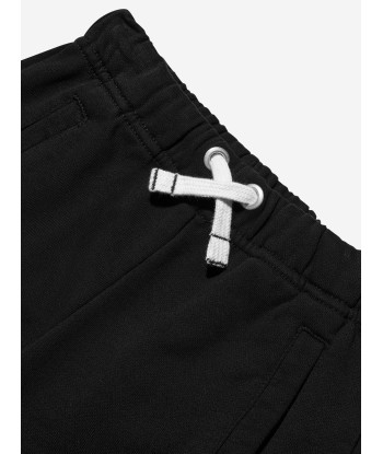 Palm Angels Boys Classic Overlogo Joggers in Black chez Cornerstreet bien 