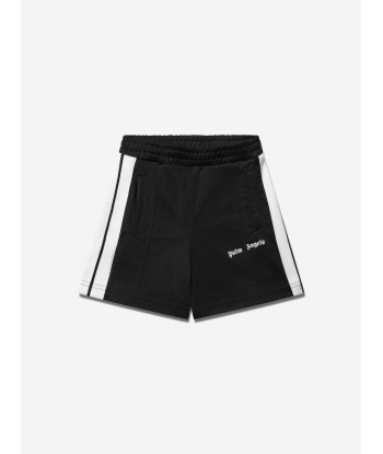 Palm Angels Boys Track Shorts in Black en ligne des produits 