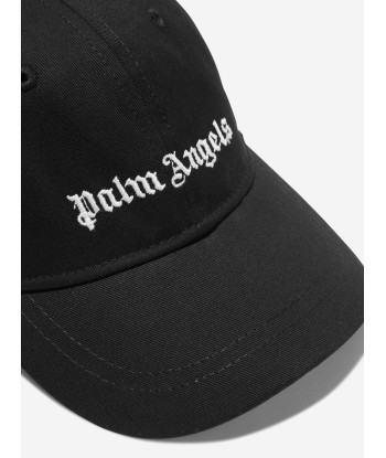 Palm Angels Boys Logo Cap in Black en linge