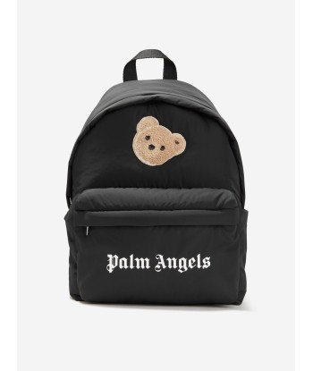 Palm Angels Kids Logo Bear Backpack in Black Par le système avancé 