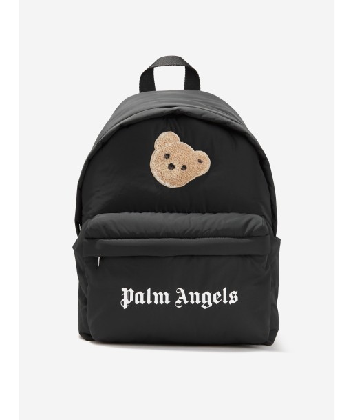 Palm Angels Kids Logo Bear Backpack in Black Par le système avancé 