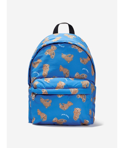 Palm Angels Kids AOP PA Bears Backpack in Blue Voir les baskets