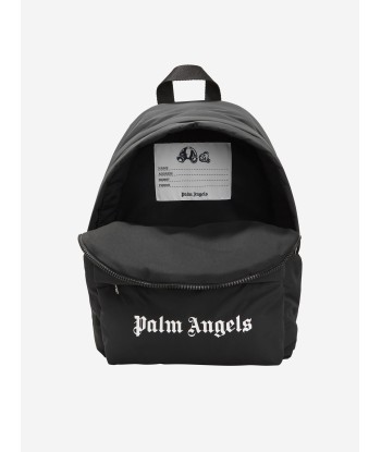 Palm Angels Kids Logo Bear Backpack in Black Par le système avancé 